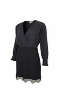 Robe Courte Bimatière Effet Deux Pièces & Dentelle – SEE YOU SOON | Taille L