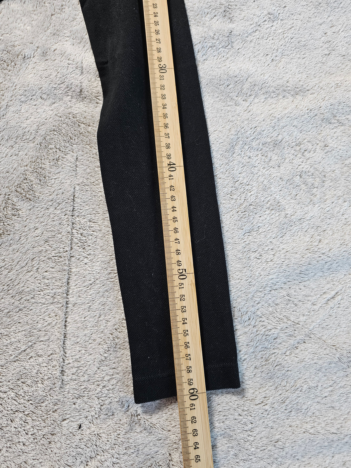 Polo Femme Manches Longues Stretch Noir – LACOSTE | Taille 38