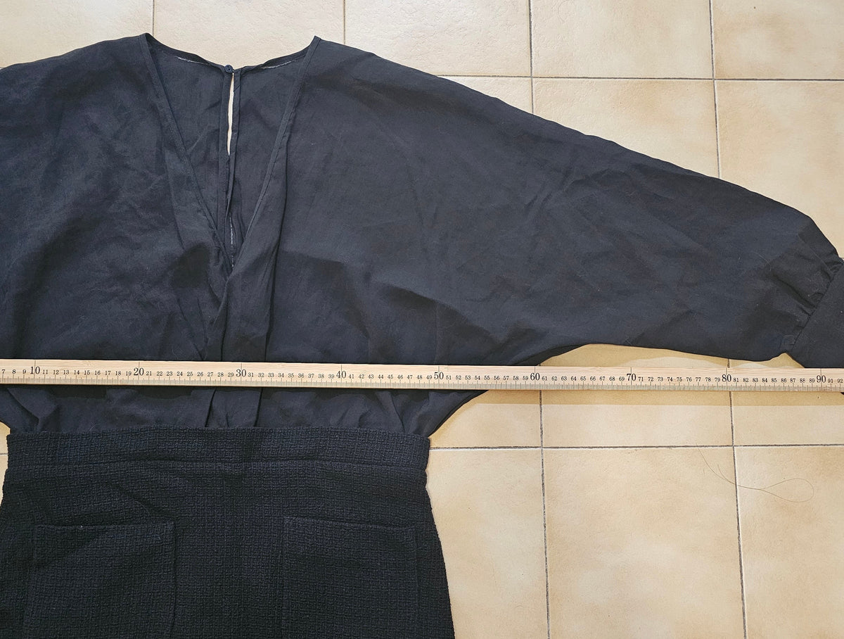 Robe Courte Bimatière Effet Deux Pièces & Dentelle – SEE YOU SOON | Taille L