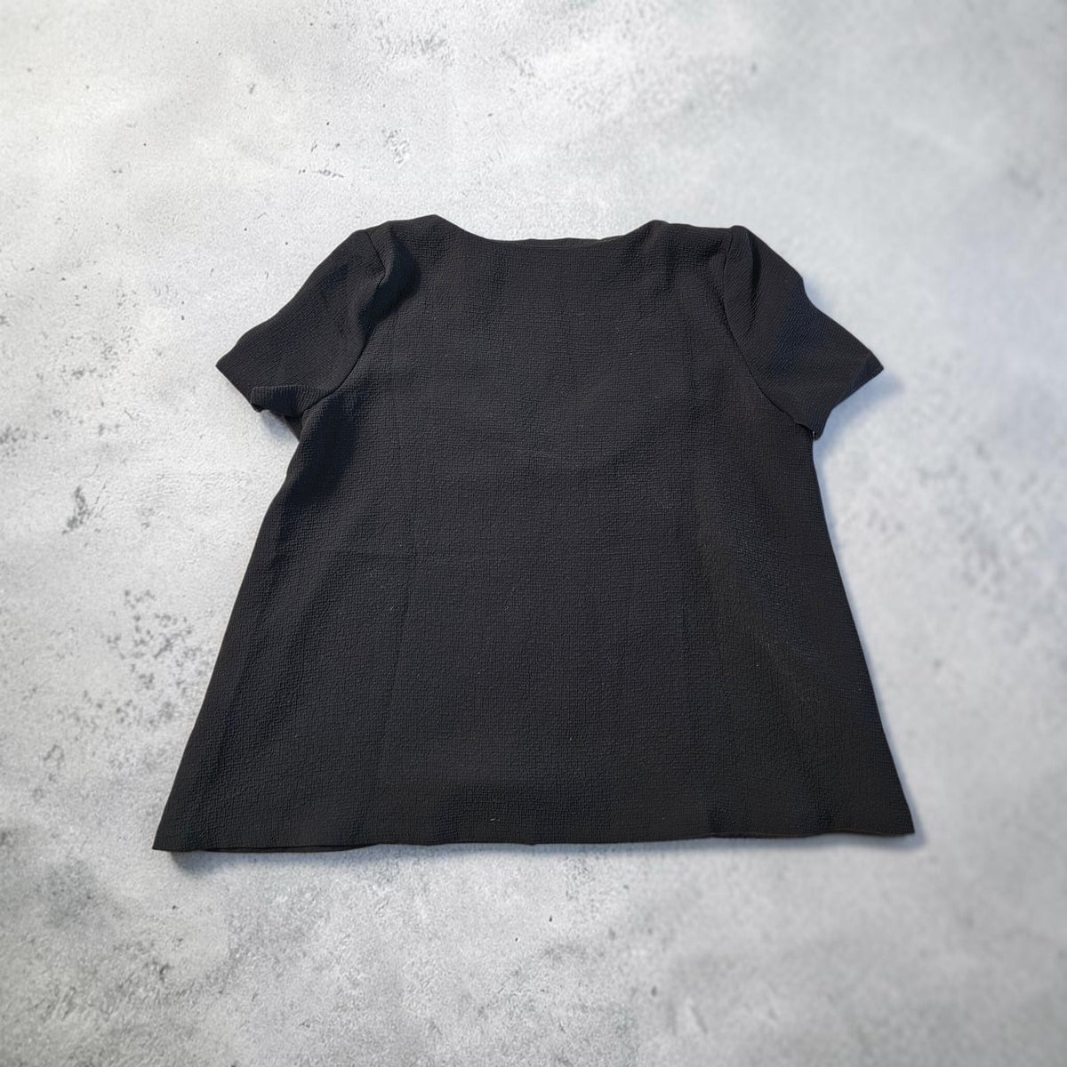 Blouse Noire Texturée à Œillets Dorés "CHESTERFIELD" – BA&SH | Taille 3 / L