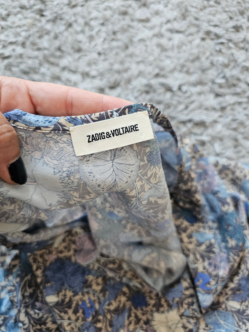 Robe Midi en Viscose Fluide Imprimé Fleuri "Rhone Wild Garden" – ZADIG & VOLTAIRE | Taille S